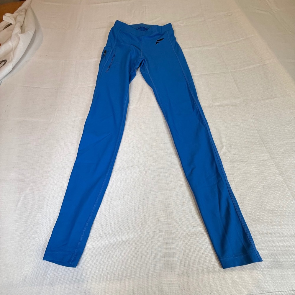 Flag Nor Fail Blue Compression Leggings Zipper Pocket I Shall Not Flag Nor Fail